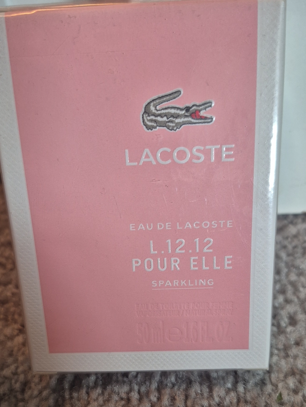 Lacoste L.12.12 Pour Elle Sparkling Women’s EDT — Pink & White Box. 50ml